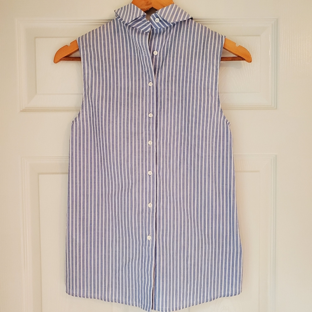 H&M Blue Striped Shirt